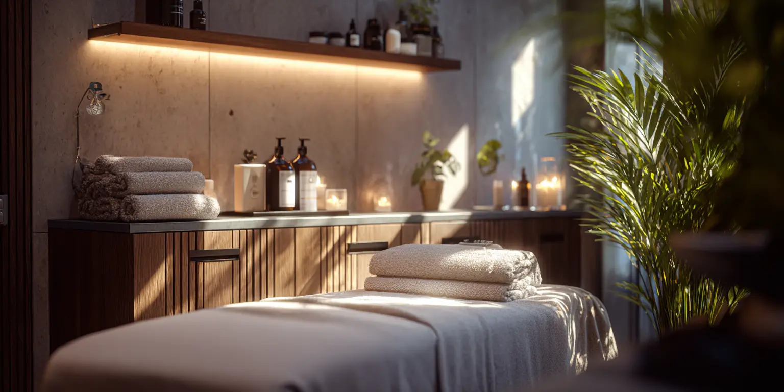 Spa treatment room
